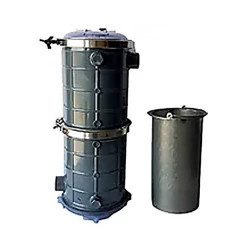 Double Stack BLT - Stainless Steel Basket - GREY - Female Threaded Ports 1 1/ 2 Inch